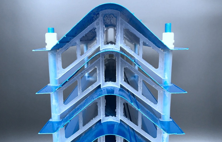 V型冷却塔收水器